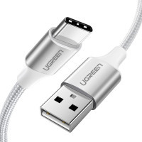 Дата кабель USB 2.0 AM to USB-C 2.0m 3.0A 18W US288 White Ugreen (60133)