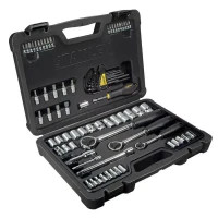 Набір інструментів Stanley Maxi-Drive торцевих 1/4", 3/8", 1/2", 80 предм. (STHT0-73930)