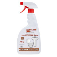 Спрей для чищення ванн San Clean Prof Line для чищення кахлю та фаянсу 750 г (4820003544143)