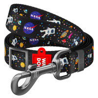 Повідець для собак WAUDOG Nylon "NASA" регульований S Ш 15 мм Д 152-183 см (5351)