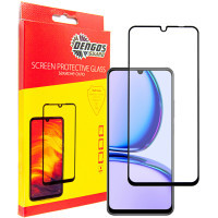 Скло захисне Dengos Realme C53 (black) (TGFG-339)