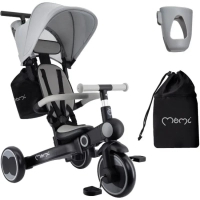 Дитячий велосипед MoMi Solivia grey 4 в 1 (ROTR00017)