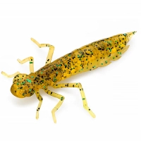 Силікон рибальський FishUP Dragonfly 1.7" 036 - Caramel/Green&Black (8шт/уп) (1864.04.91)