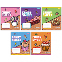 Зошит 1 вересня Candy sweet А5 12 аркушів лінія (767217)