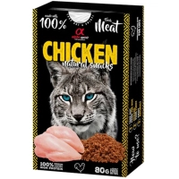 Ласощі для котів Alpha Spirit Cat Chicken Natural Snacks з куркою 80 г (8436586311797)