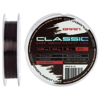 Волосінь Brain Classic Carp Line (dark brown) 300m 0.25mm 15lb 6.6kg (1858.81.01)