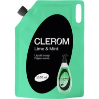 Рідке мило Clerom Lime and mint Дой-пак 1100 мл (4820287020241)