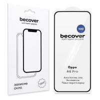 Скло захисне BeCover 10D Oppo A6 Pro Black (715716)