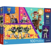 Пазл Trefl UFT Premium Plus Toy Story 5 Іграшки в дії 100 елементів (5900511165562)