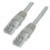 Патч-корд 0.5м, UTP, cat.5e, CU, 24AWG, grey Kingda (KD-PAUT3050GY)