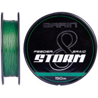 Шнур Brain Storm 8X 150m 0.06mm 8lb/3.8kg Green (1858.51.68)
