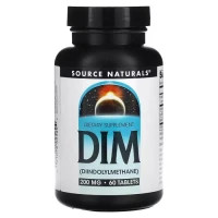 Вітамінно-мінеральний комплекс Source Naturals Дііндолілметан, 200мг, DIM, 60 таблеток (SNS-02589)