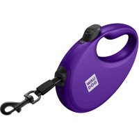 Повідець для собак WAUDOG R-leash з контейнером для пакетів M до 20 кг 5 м фіолетовий (26289)