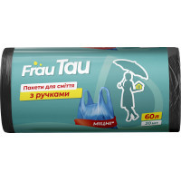 Пакети для сміття Frau Tau З ручками 60 л 20 шт. (4820263231937)