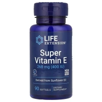 Вітамінно-мінеральний комплекс Life Extension Вітамін E, 268 мг, Super Vitamin E, 90 гелевих капсул (LEX-18639)