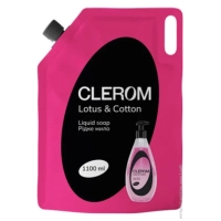 Рідке мило Clerom Lotus and Cotton Дой-пак 1100 мл (4820287020210)