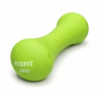 Гантель Ecofit MD2026 з неопреновим покриттям 2 кг (K00026991)
