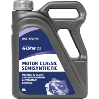 Моторна олива Lotos MOTOR CLASSIC SEMISYNTHETIC 10W40 SG/CE 5л (WG-K502440-0H0)