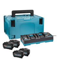 Набір акумулятор + зарядний пристрій Makita XGT 4x5Ah, DC40RB, Makpac (191U42-2)