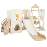 Ігровий майданчик Mealux Castle White / Brown (KD-B014 White/Brown)