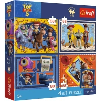 Пазл Trefl Premium Plus Kids Toy Story 5 Час іграшок 4х88 шт елементів (5900511347012)