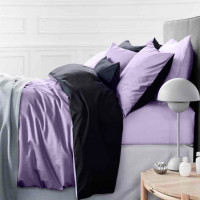 Постільна білизна MirSon King Size Сатин Premium 3820+0055 Lavanda 220х240 (2200001169722)