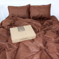Постільна білизна MirSon Ranforce Elite 19-1217 Chocolate perla 220х240 (2200004703817)