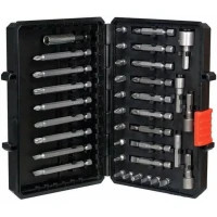 Набір біт Black&Decker PH0,PH1,SL4,SL6,Pz1,Pz2,Тx10,Тx20,L 25,50,75 мм,38 шт, кейс (A7202)