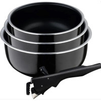 Набір посуду Bergner Click&Cook ковші 16/18/20 см 4 предмета (BG-31608-BK)