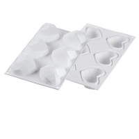 Форма для випікання Silikomart Amore Origami 74x84x h35 мм + каттер (AMORINI ORIGAMI 110)