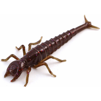 Силікон рибальський FishUP Diving Bug 2" 050 - Green Pumpkin Brown/Red&Purple (8шт/уп) (1862.02.19)