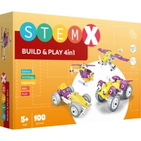 Конструктор Stem з болтами Build&Play 4 в 1 на 100 деталей (3858894673308)