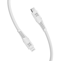Дата кабель USB-C to Lightning 1.2m 20W PD MFi black Promate (powerline-ci120.white)