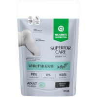 Вологий корм для собак Nature's Protection Superior Care White Dogs Grain Free Adult All White Fish and Krill 85 г (NPSC70465)
