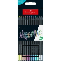 Олівці кольорові Faber-Castell Black Edition colour pencils 100 кольорів тригранні чорне дерево (32447)