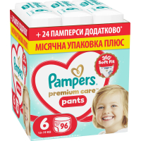 Підгузки Pampers Premium Care Pants Розмір 6 (13-19 кг) 96 шт (8006530315814)