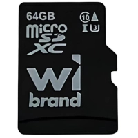 Карта пам'яті Wibrand 64GB mictoSD class 10 UHS-II (U3) V10 Read 80/Write 30 (WICDXU3/64GB)