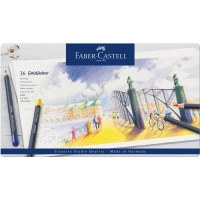 Олівці кольорові Faber-Castell oldfaber Colour pencil в металевій коробці, 36 кольорів, 114736 (27643)