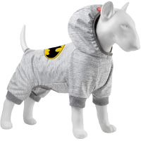 Комбінезон для тварин Collar WAUDOG Clothes "Бетмен лого" софтшелл L55 B 69-76 см, С 46-52 см (312-2001)