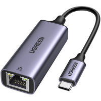 Перехідник USB-C to RJ45 Ethernet 1000Mbps CM199 Ugreen (50737)
