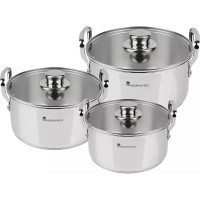 Набір посуду MasterPro Smart 3,14/6,5/11,6 л 6 предметів (BGMP-2145)
