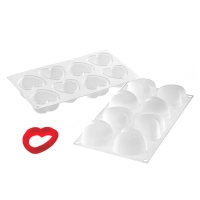 Форма для випікання Silikomart Amorini 63x65 mm h 39 mm + каттер (Amorini/C)