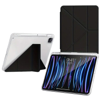 Чохол до планшета BeCover Ultra Slim Origami Transparent Apple iPad Pro 13" M4 2024 Black (711693)