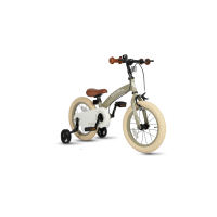 Дитячий велосипед QPlay Miniby 3 в1, біговел 14",Grey-Green (CB01MiniBy14GreyGreen)