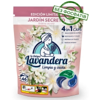 Капсули для прання La Antigua Lavandera 4 in 1 Jardin Secreto Universal 46 шт. (8435495846345)