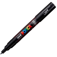 Маркер UNI Posca PC- 1MR 0.7 мм Чорний (PC-1M BLACK(N))