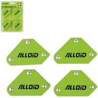 Магніт для зварювання Alloid 4кг, 4шт, трикутник (MWH-13104)