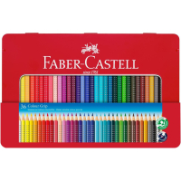 Олівці кольорові Faber-Castell Grip 2001 тригранні 36 кольорів, металева коробка, 112435 (24811)