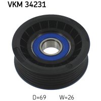 Ролик натягувача ременя SKF VKM 34231