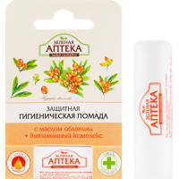 Гігієнічна помада Green Pharmacy З олією обліпихи 3.6 г (8588006037357)